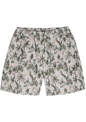 Pleasures Parrot jacquard bermuda shorts - Grey