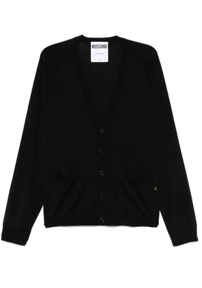 Moschino fine-knit cardigan - Black