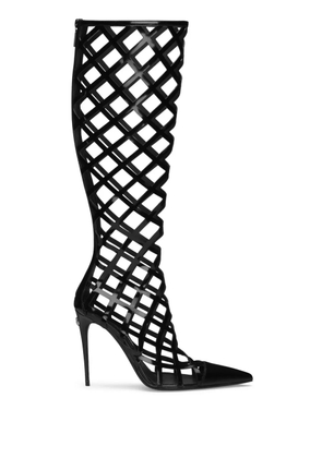 Dolce & Gabbana cage knee-length boots - Black