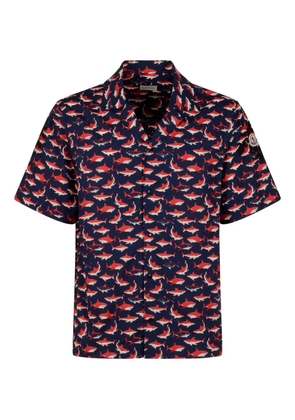 Moncler graphic-print shirt - Blue