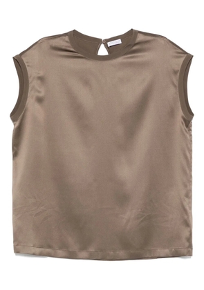 Brunello Cucinelli sleeveless top - Green