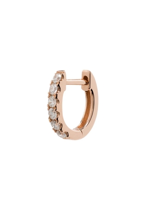 Roxanne First 14kt rose gold huggie hoop earring - Pink