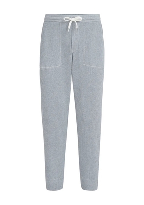 Brunello Cucinelli ribbed-knit track pants - Grey