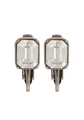 DSQUARED2 D2 Classic crystal-embellished earrings - Silver