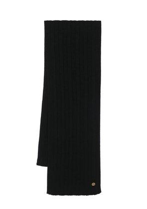Versace Medusa ribbed scarf - Black