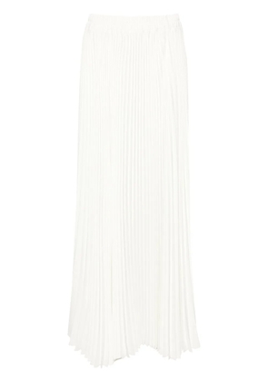 STYLAND high-waist pleated midi skirt - White