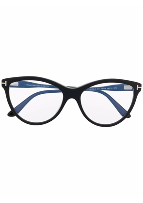 TOM FORD Eyewear detachable-frame cat-eye glasses - Black