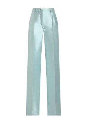 Dolce & Gabbana Shantung silk trousers - Blue