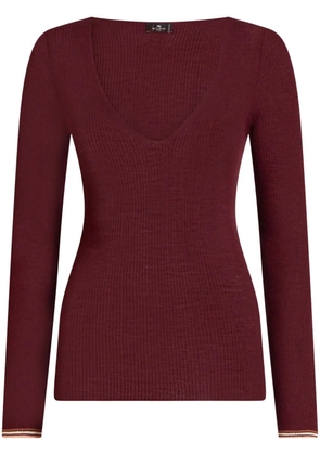ETRO V-neck sweater - Brown