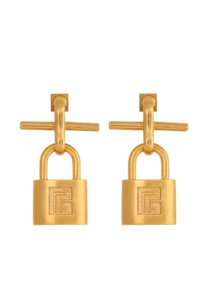 Balmain pulse padlock earrings - Gold