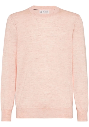 Brunello Cucinelli crew-neck sweater - Pink