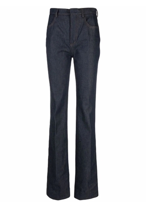 Saint Laurent high-waisted bootcut jeans - Blue