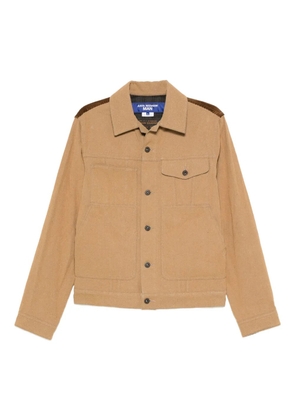 Junya Watanabe MAN panelled shirt jacket - Neutrals