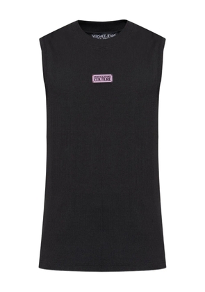 Versace Jeans Couture ribbed-knit tank top - Black