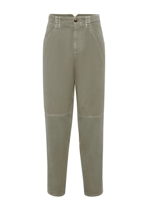 Brunello Cucinelli pleated pocket trousers - Green