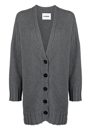 Jil Sander V-neck cashmere cardigan - Grey