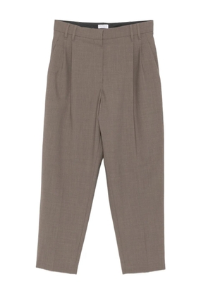 Brunello Cucinelli dart-detail trousers - Brown