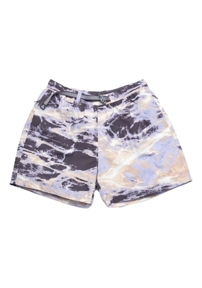 Nike abstract-pattern performance shorts - Purple