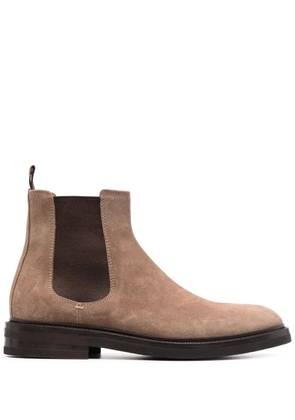 Brunello Cucinelli ankle-length suede boots - Neutrals