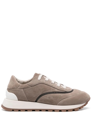 Brunello Cucinelli Monili-chain sneakers - Neutrals