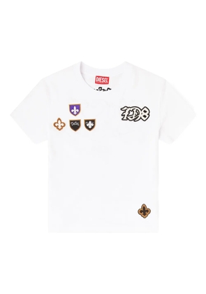 Diesel T-ILA-CP appliqué T-shirt - White