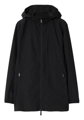 Burberry zip hooded jacket - Black