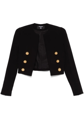 Balmain crepe jacket - Black