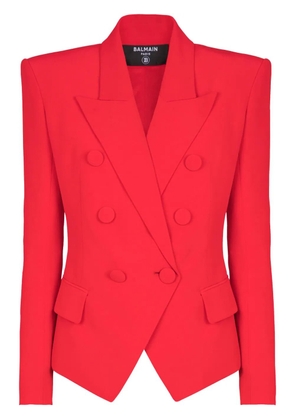 Balmain double-breasted blazer - Red