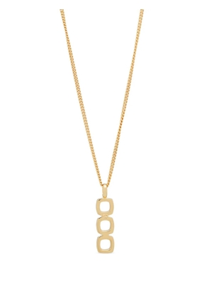 Tom Wood cushion pendant necklace - Gold
