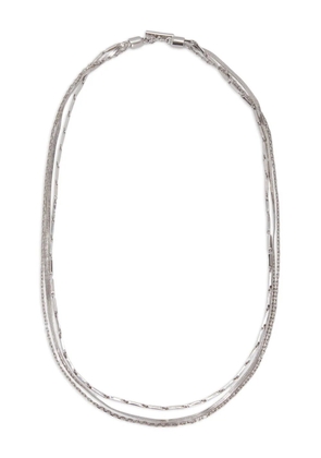 Jil Sander layered chain necklace - Silver