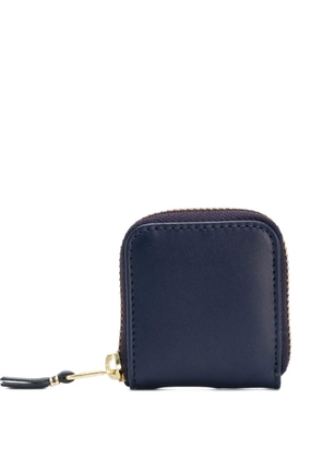 Comme Des Garçons Wallet zip-around leather wallet - Blue