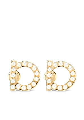 Ferragamo embellished Gancio earrings - Metallic