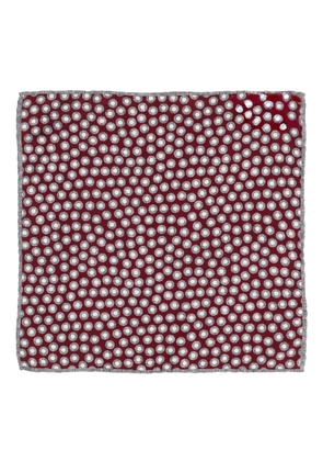 Brunello Cucinelli polka-dot pocket square - Red