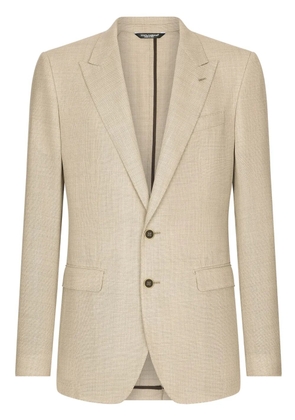 Dolce & Gabbana Taormina single-breasted blazer - Neutrals