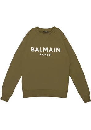 Balmain printed sweatshirt - Green