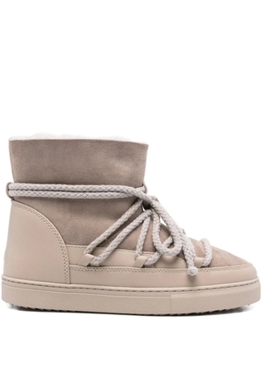 Inuikii suede lace-up boots - Grey