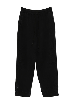 The Viridi-Anne puffer wide leg pant - Black