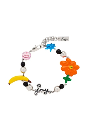 Marc Jacobs x David Shrigley Joy Flower Station bracelet - Silver