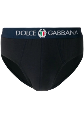 Dolce & Gabbana logo-waistband boxer briefs - Blue