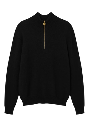 Versace zip-up sweater - Black