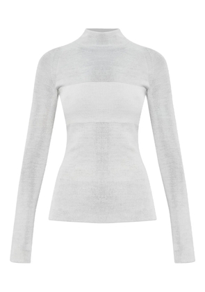 Versace long-sleeve roll-neck sweater - Neutrals