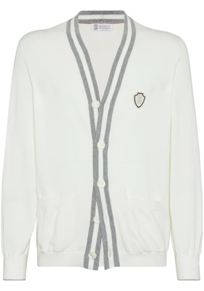 Brunello Cucinelli cotton cardigan - White