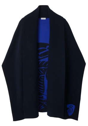 Burberry Equestrian Knight Design cape - Blue