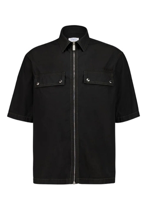 Off-White zip-fastening logo shirt - Black
