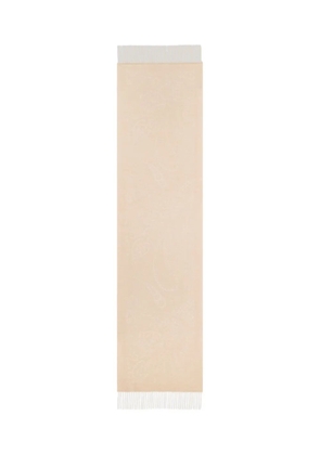 ETRO jacquard floral paisley-motif scarf - Neutrals