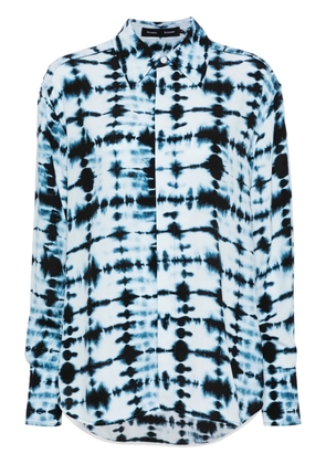 Proenza Schouler Norman tie-dye shirt - Blue