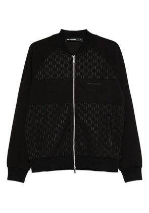 Karl Lagerfeld monogram-pattern sweatshirt - Black