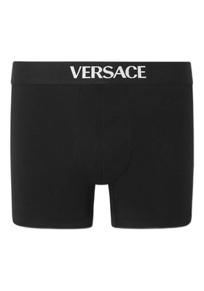Versace logo-waistband boxers - Black