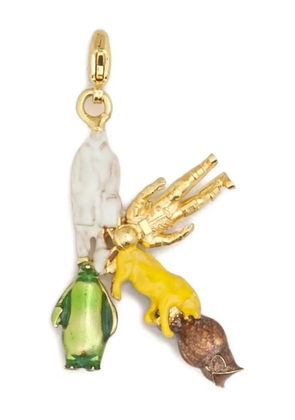 Marni statement-pendant charm - Gold