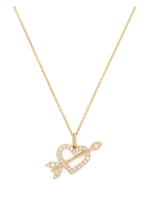 Sydney Evan 14kt yellow gold diamond pendant necklace